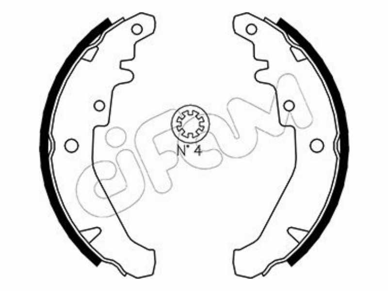 Cifam brake shoes