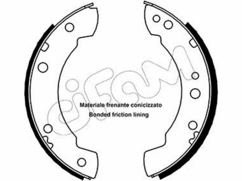 Cifam brake shoes