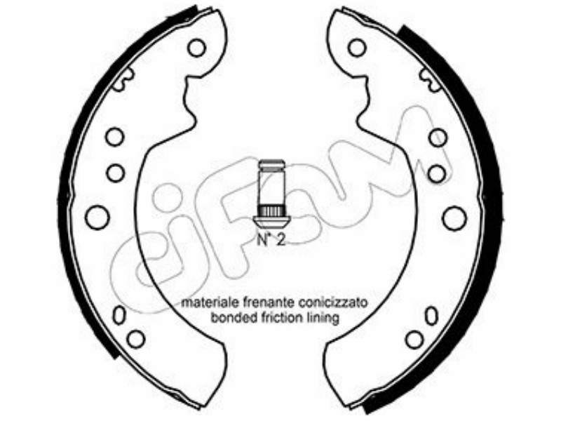 Cifam brake shoes