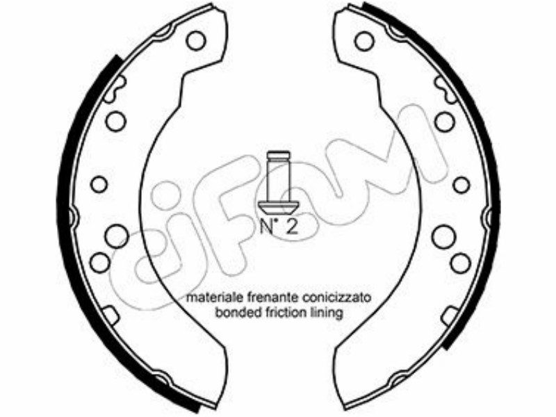 Cifam brake shoes