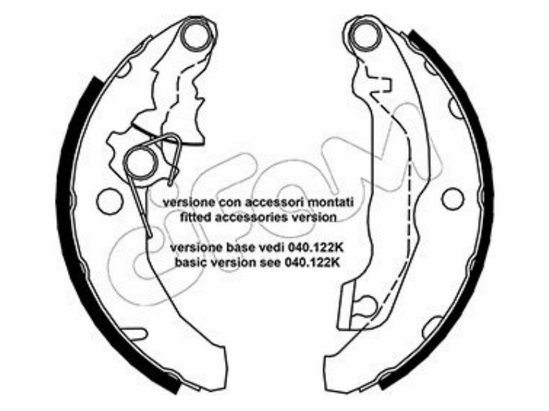 Cifam brake shoes