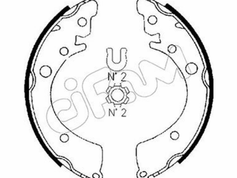 Cifam brake shoes
