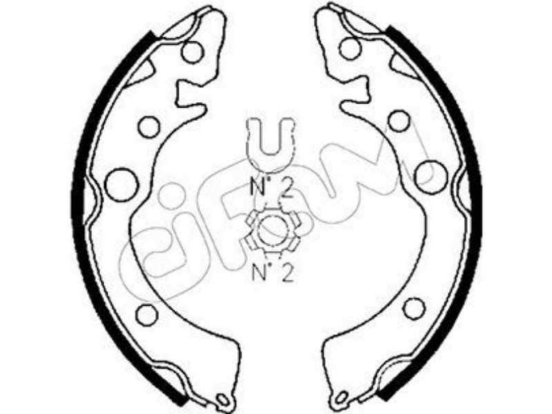 Cifam brake shoes
