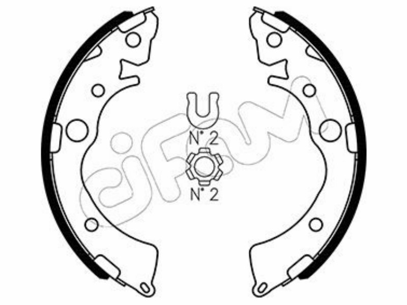 Cifam brake shoes