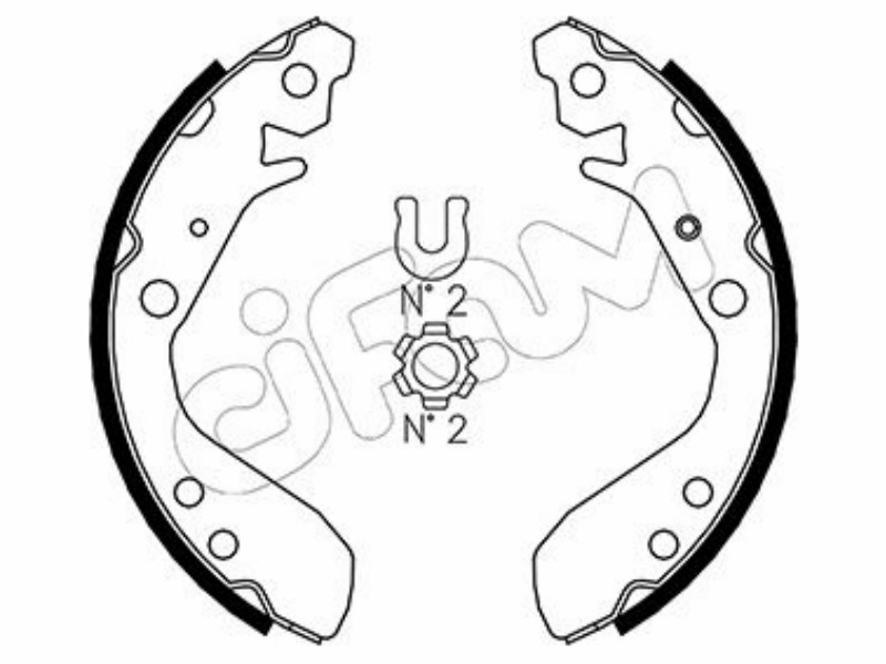 Cifam brake shoes