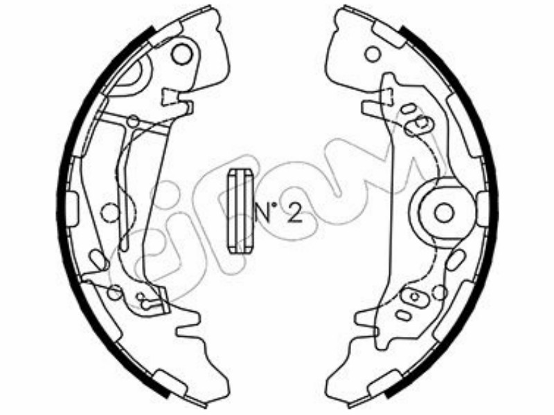 Cifam brake shoes