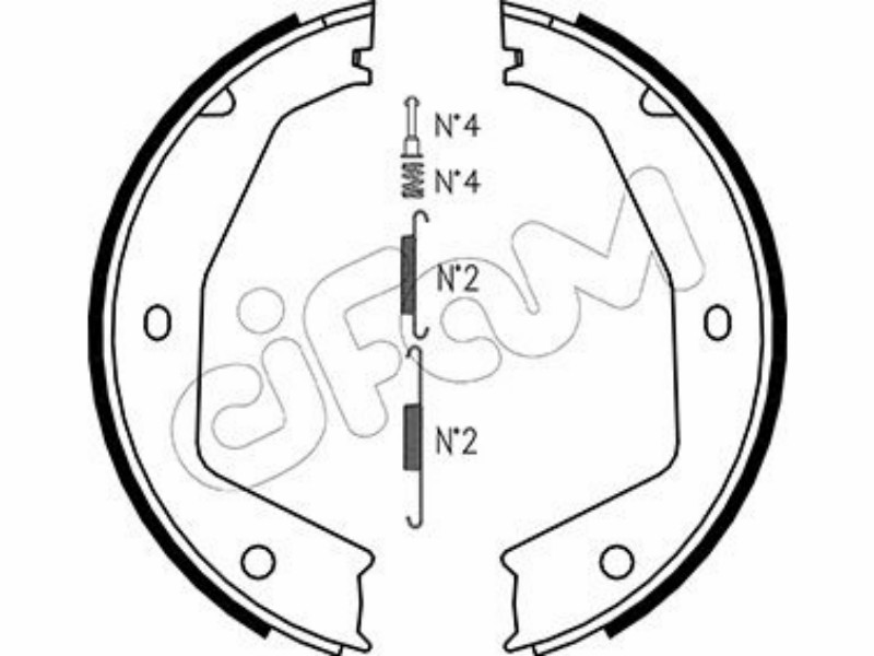 Cifam brake shoes