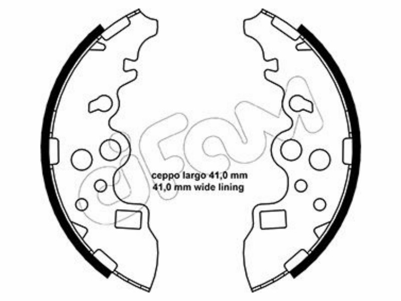 Cifam brake shoes