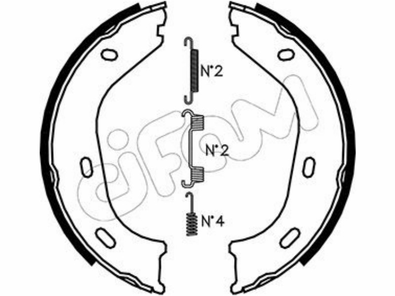 Cifam brake shoes