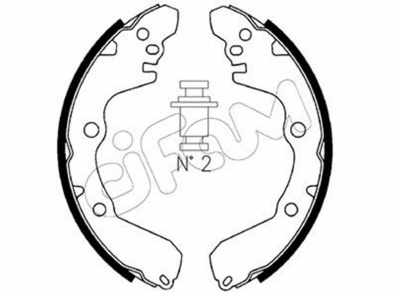 Cifam brake shoes