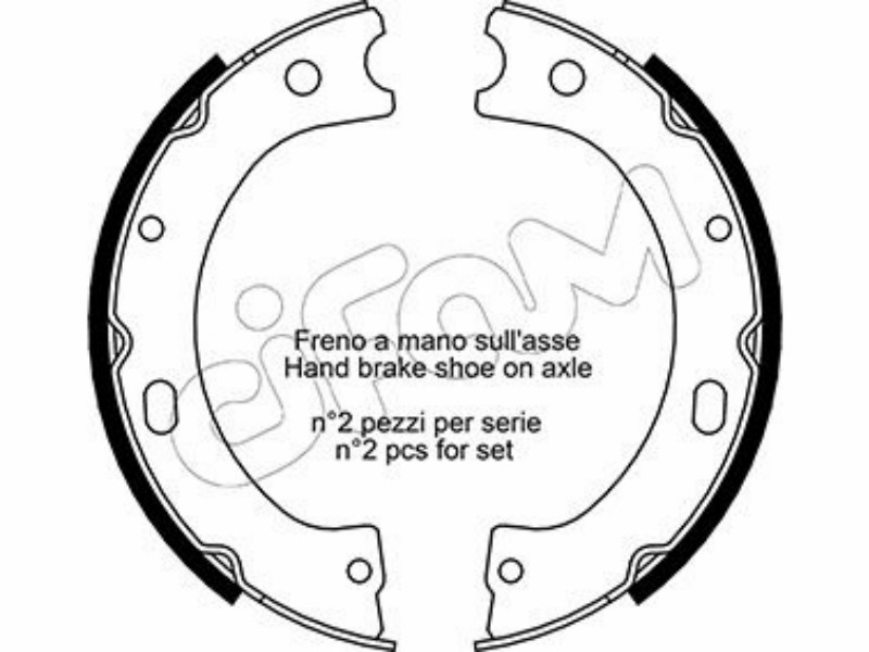 Cifam brake shoes