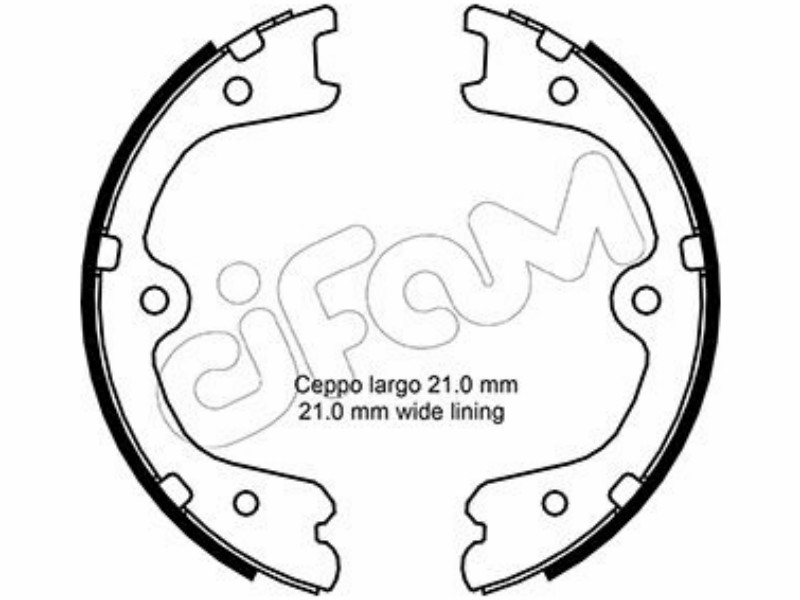 Cifam brake shoes