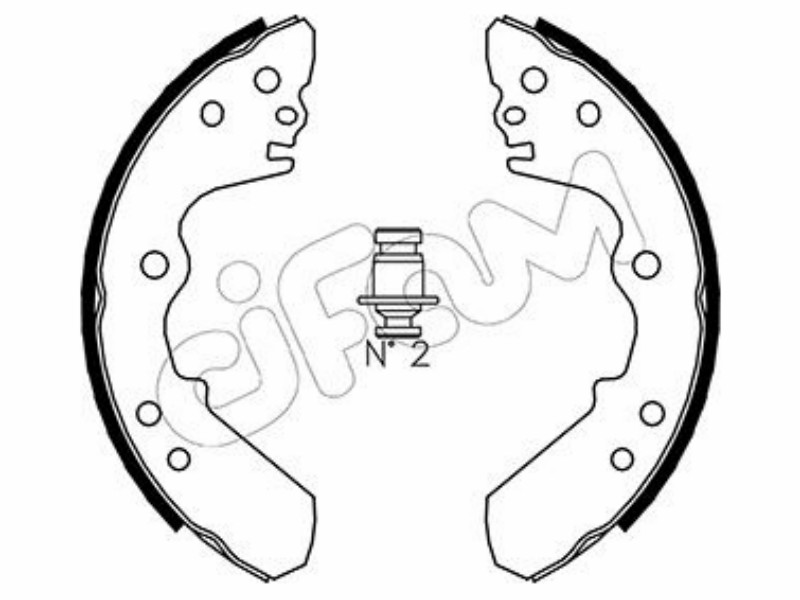 Cifam brake shoes