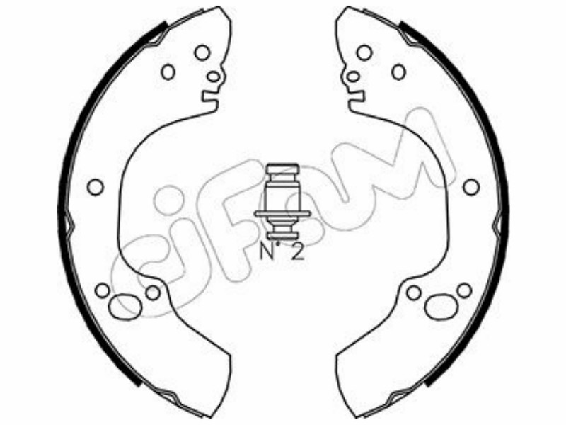 Cifam brake shoes