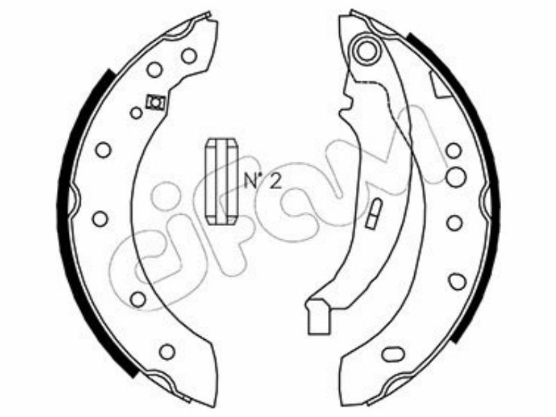 Cifam brake shoes