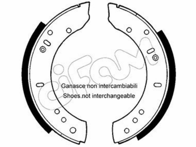 Cifam brake shoes