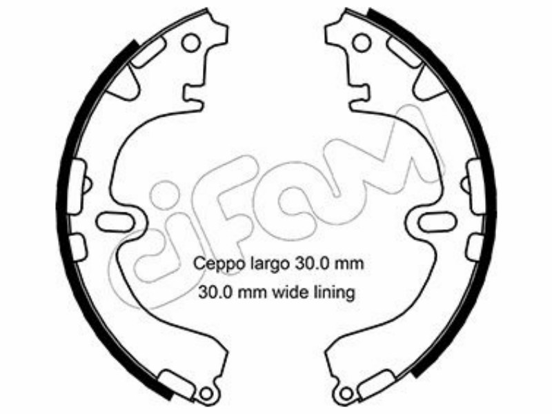 Cifam brake shoes