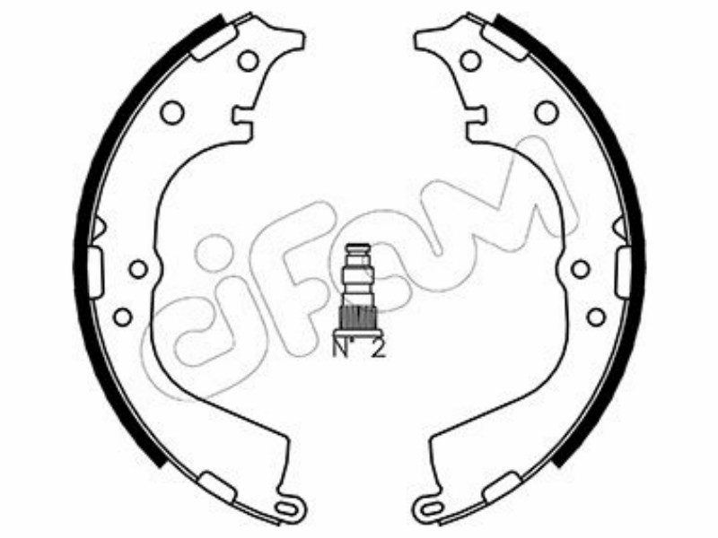Cifam brake shoes