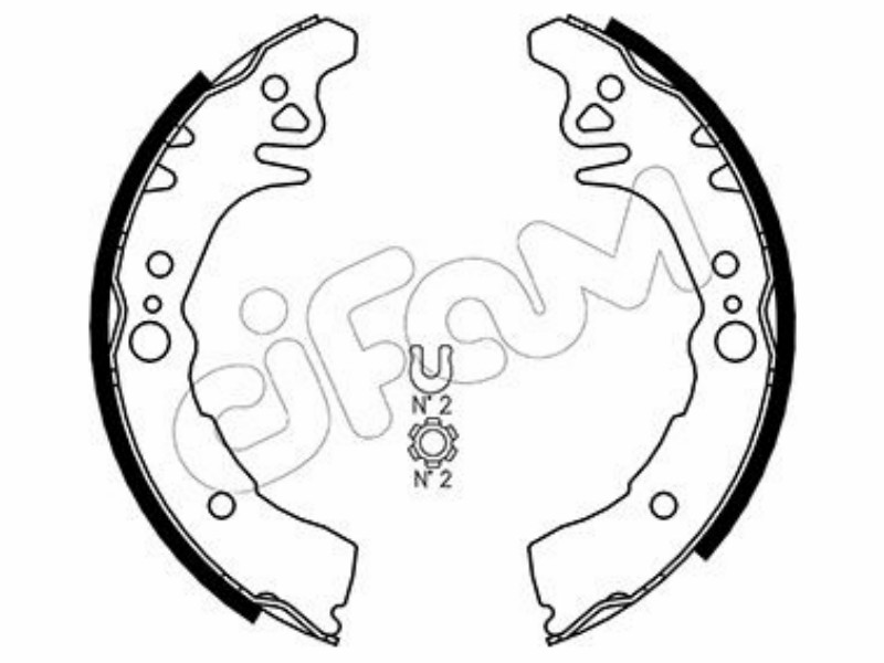Cifam brake shoes