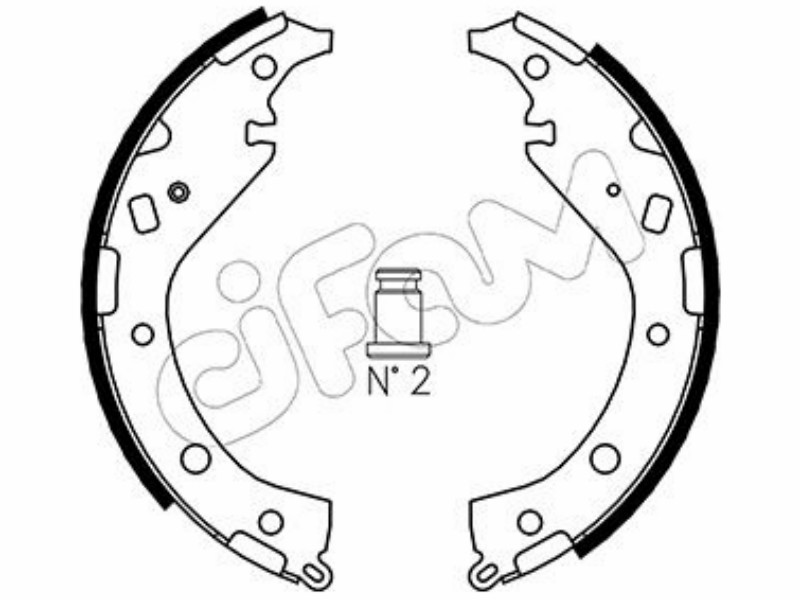 Cifam brake shoes