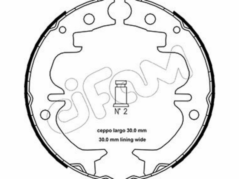 Cifam brake shoes