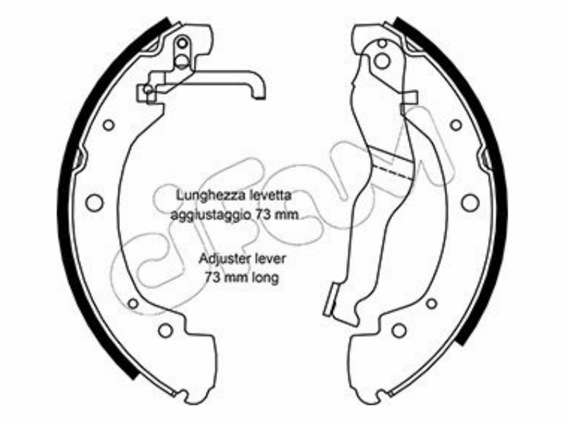 Cifam brake shoes