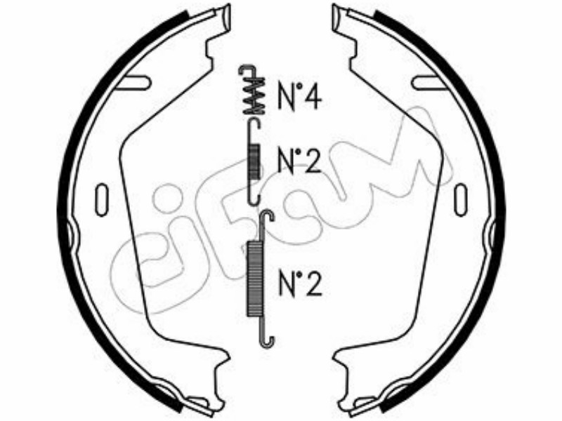 Cifam brake shoes