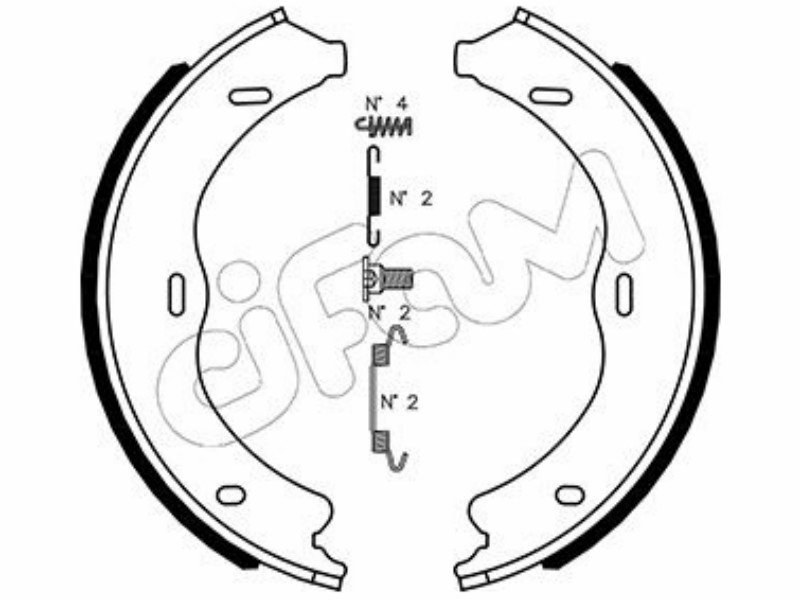 Cifam brake shoes