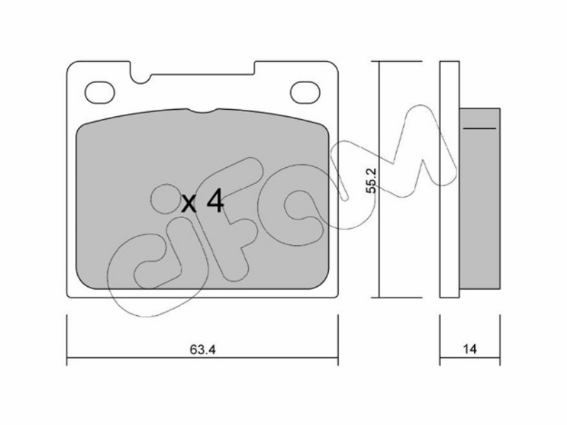 Cifam brake pads