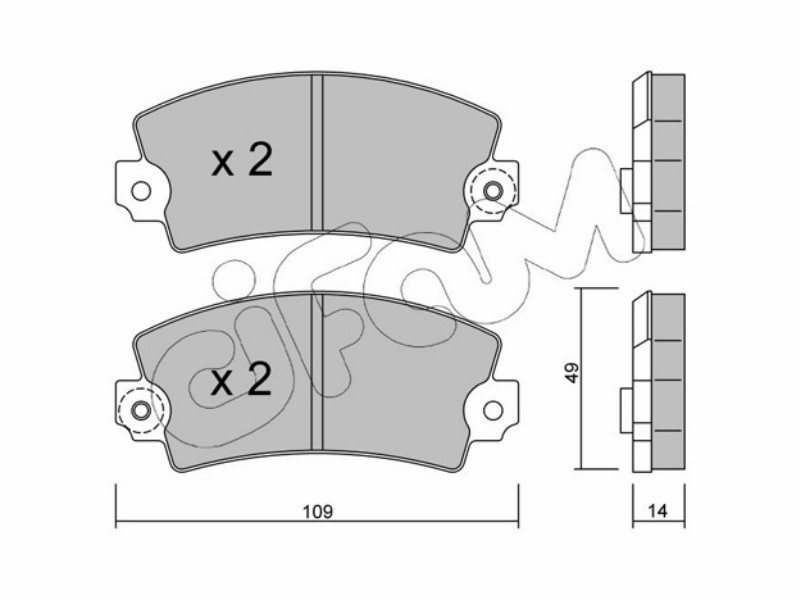 Cifam brake pads