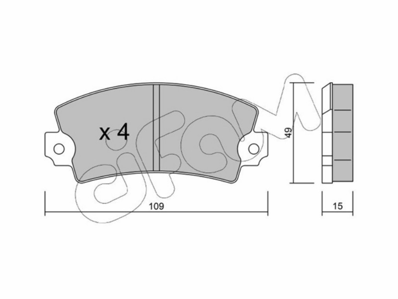 Cifam brake pads