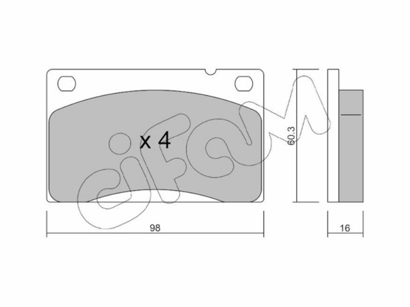 Cifam brake pads