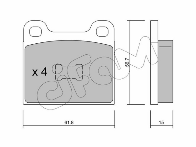 Cifam brake pads