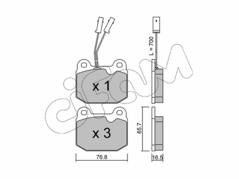 Cifam brake pads