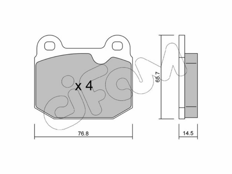 Cifam brake pads