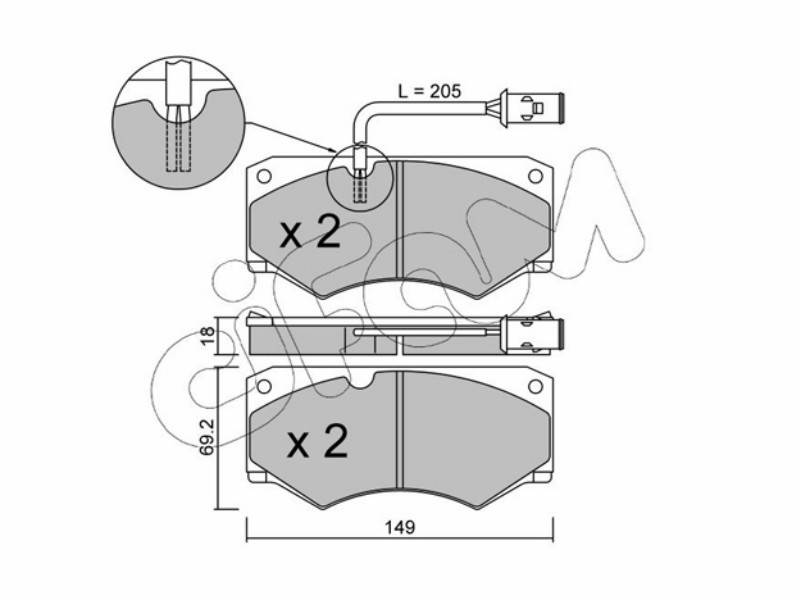 Cifam brake pads