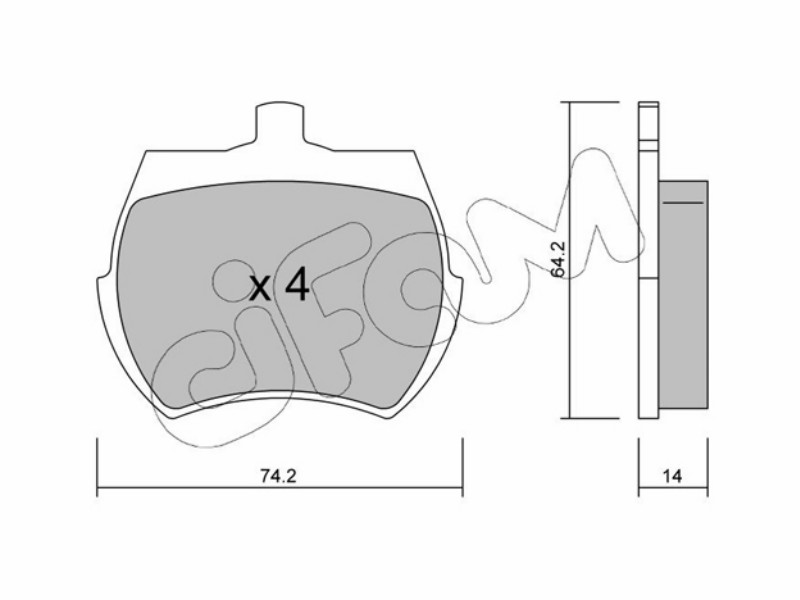 Cifam brake pads