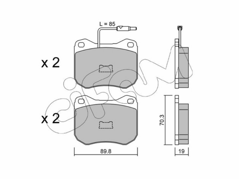 Cifam brake pads
