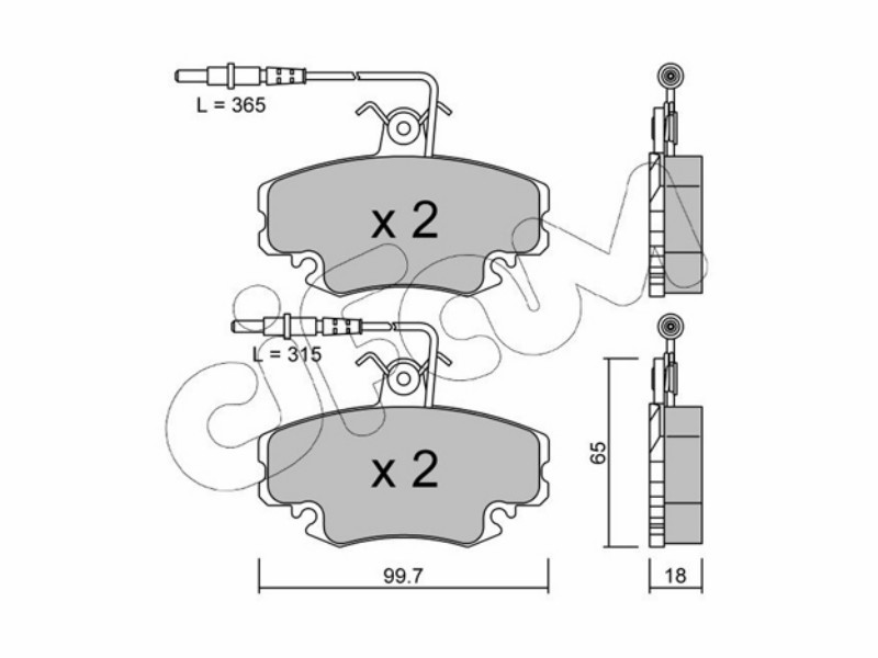 Cifam brake pads