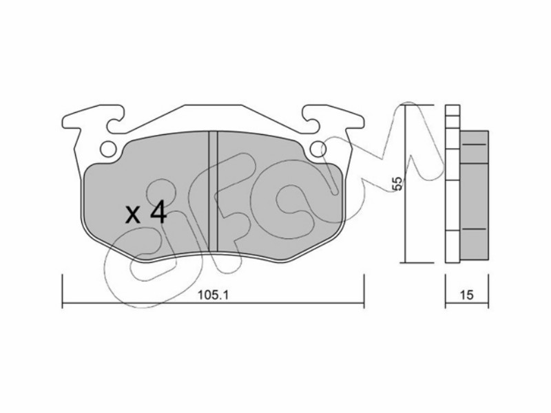 Cifam brake pads