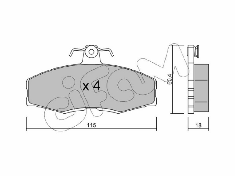 Cifam brake pads