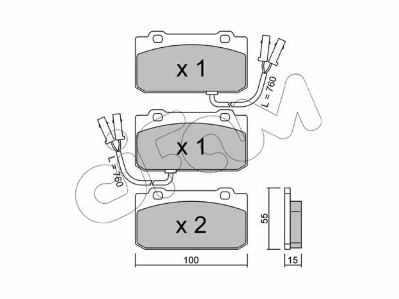 Cifam brake pads