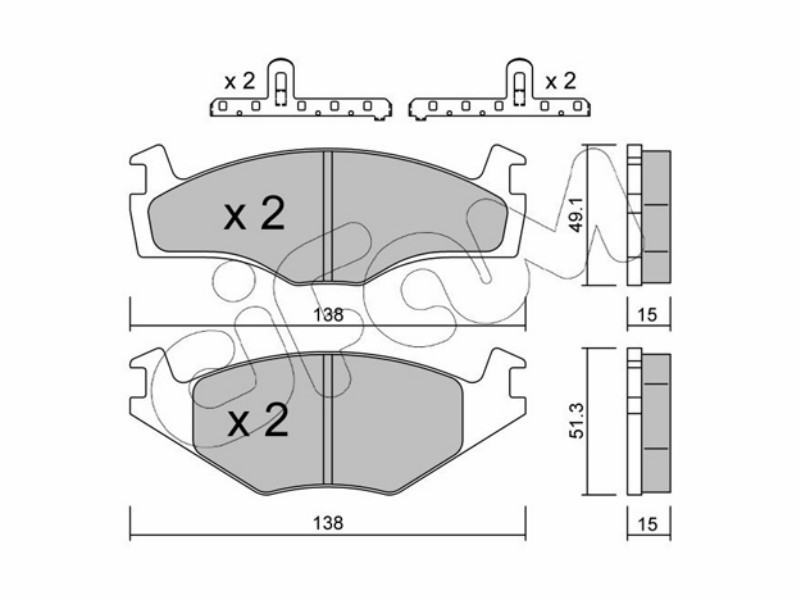 Cifam brake pads