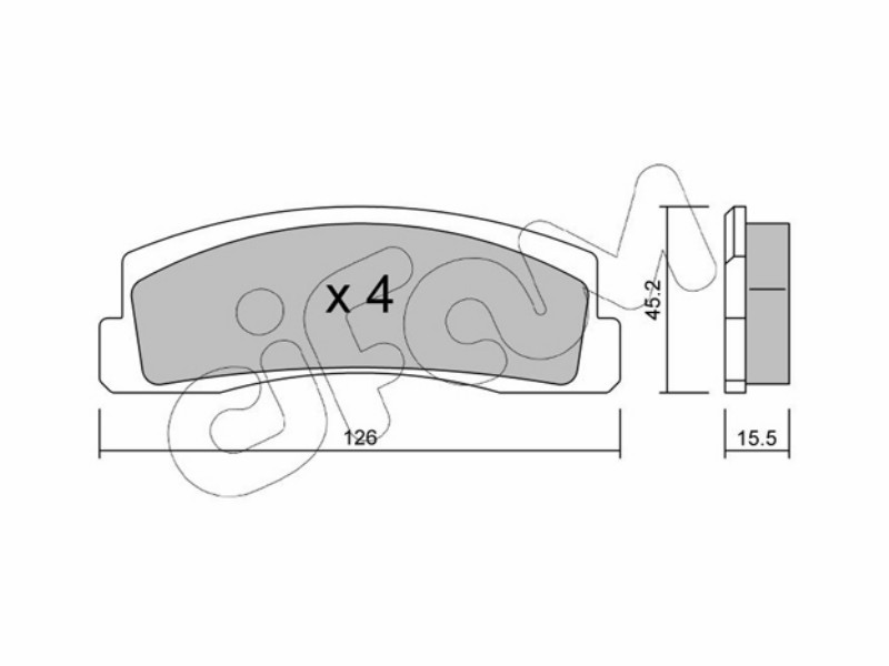 Cifam brake pads