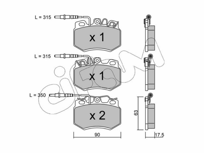 Cifam brake pads
