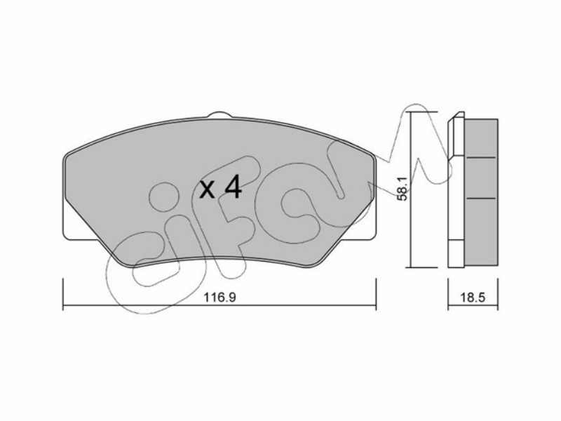 Cifam brake pads