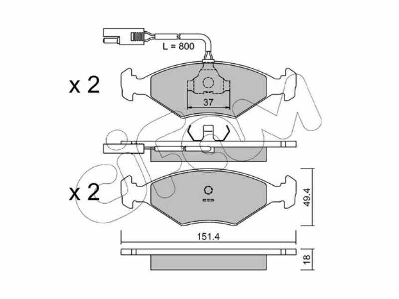Cifam brake pads