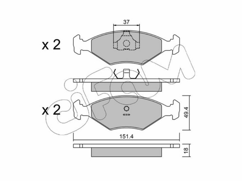 Cifam brake pads