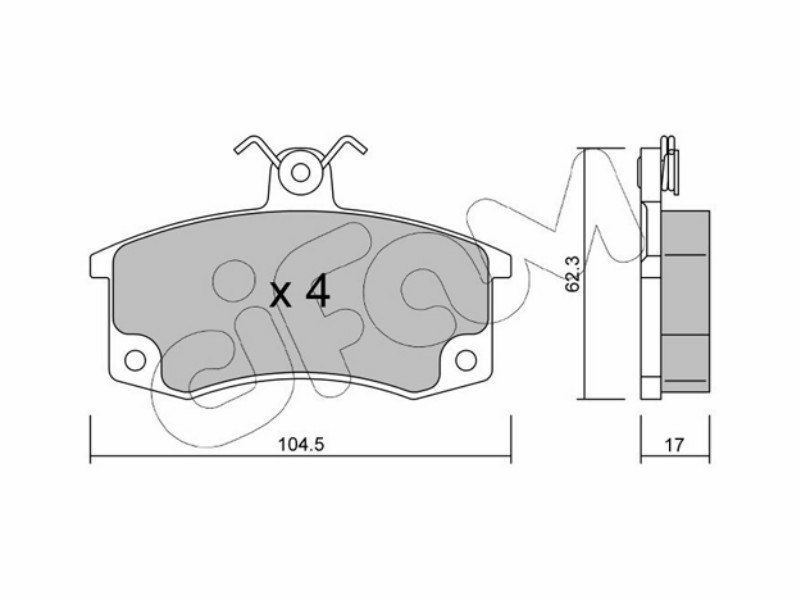 Cifam brake pads