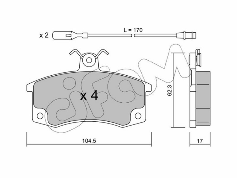 Cifam brake pads